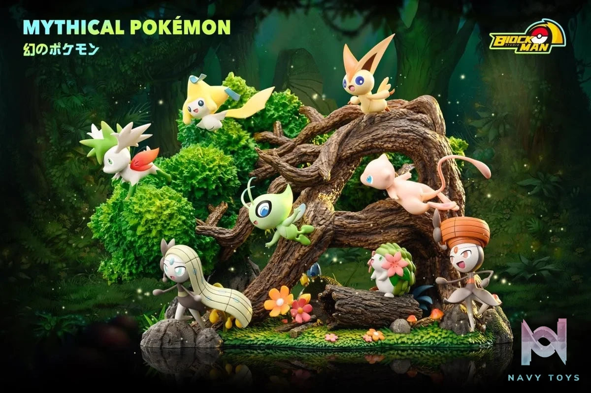 Mythical Pokemon - Block Man Studio resin statue block man studio anime figure