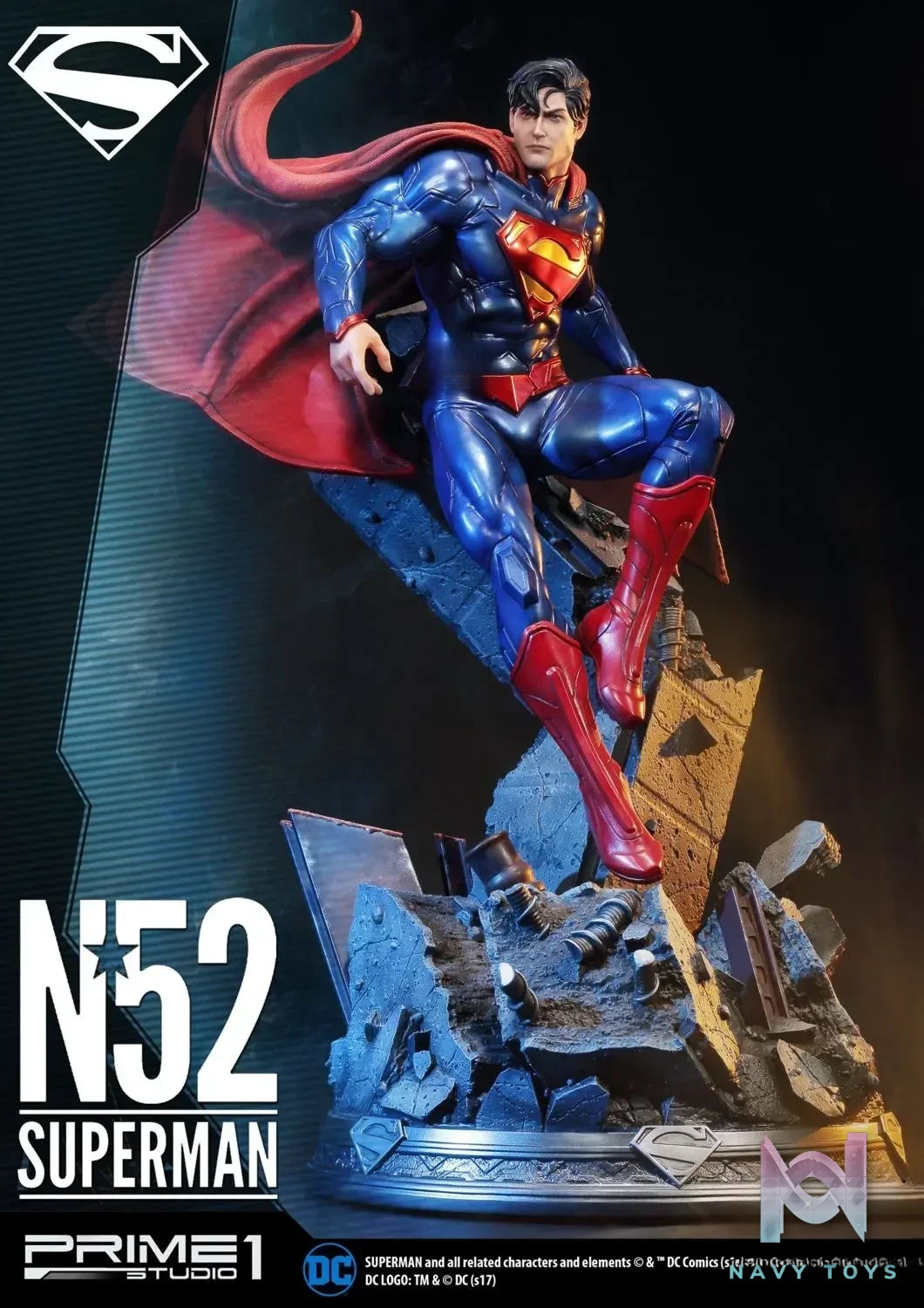Prime 1 Studio – Premium Masterline Justice League: Origin (The New 52!) Superman PMN52-01 PMN52-01EX (Licensed)