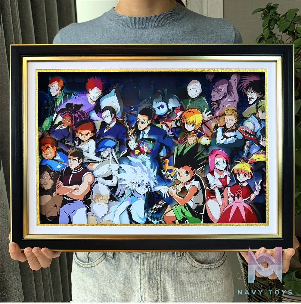 KALA HOME Studio – Hunter x Hunter Multiple Characters #01 3D Decorative Painting Hunter x Hunter