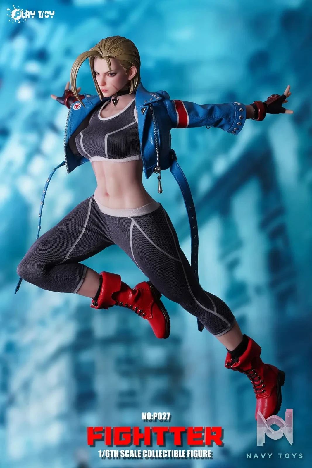 PLAY TOY – Street Fighter 1/6 Fighting Female Warrior Cammy White P027