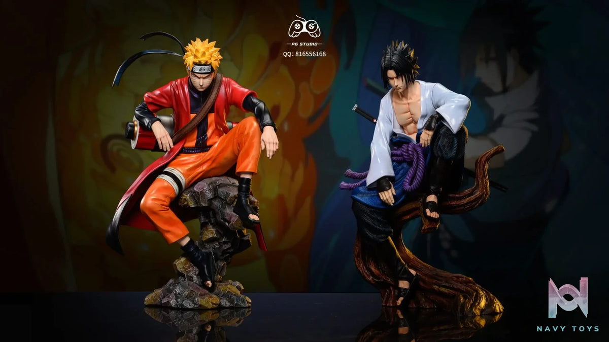 PG Studio – Naruto Sitting Pose Naruto & Sasuke