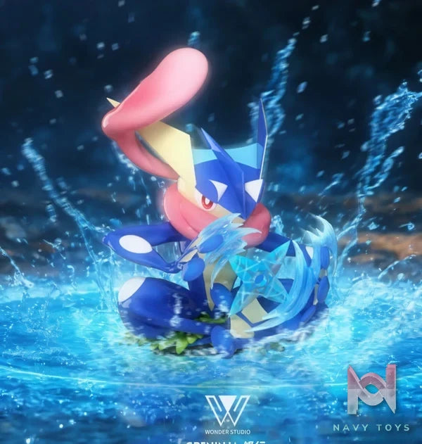 Wonder Studio - Pokémon Greninja resin statue Navy Toys anime figure