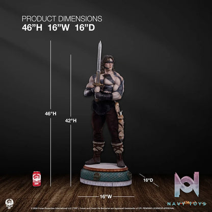 Sideshow Collectibles X Premium Collectibles Studio – Conan 1/2 Scale Elite Series Statue (Licensed)