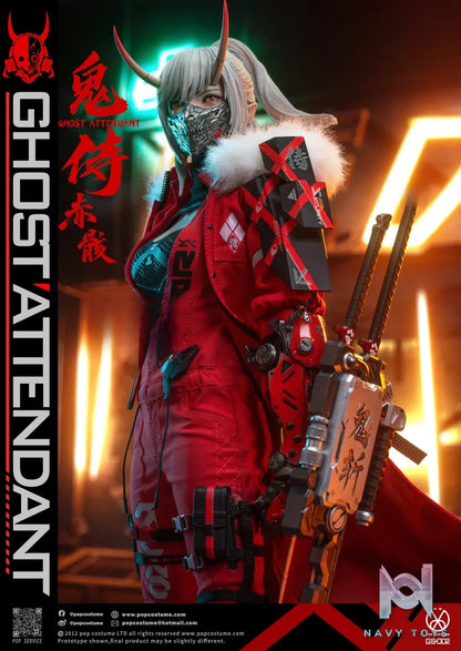 POP COSTUME Studio – GS-002 Ghost Attendant Red Remains 1/6 Action Figure (Licensed)