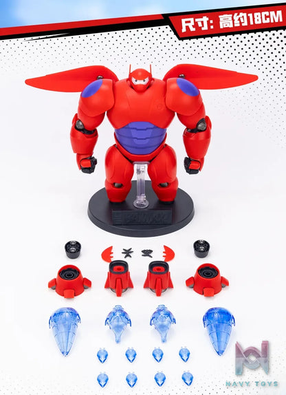GONG Studio – Big Hero 6 Baymax Assembly Model – 18cm Buildable Action Figure (Licensed)