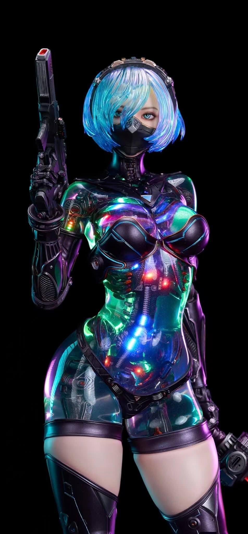 Ex Machina Ling resin statue Polaris Studio anime figure