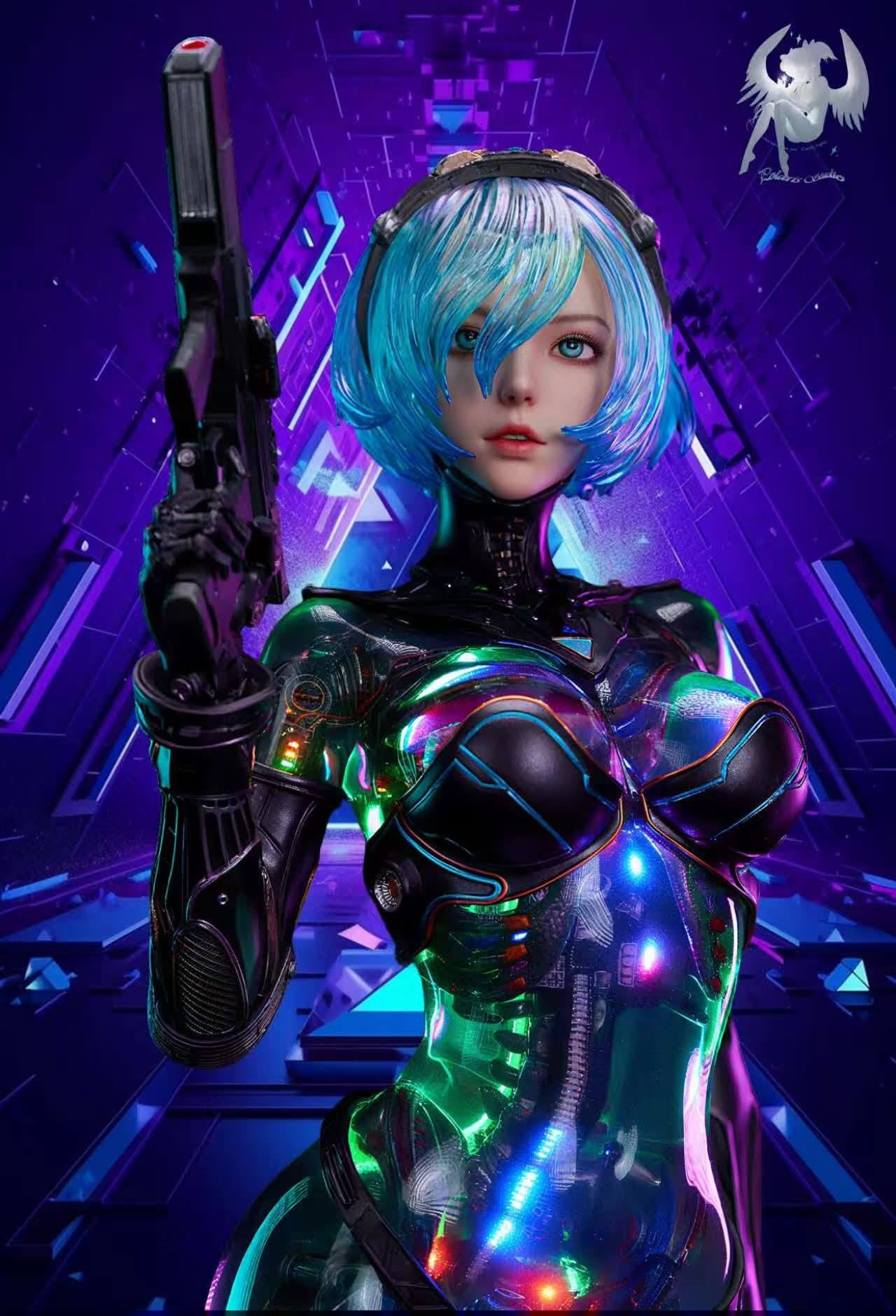 Ex Machina Ling resin statue Polaris Studio anime figure