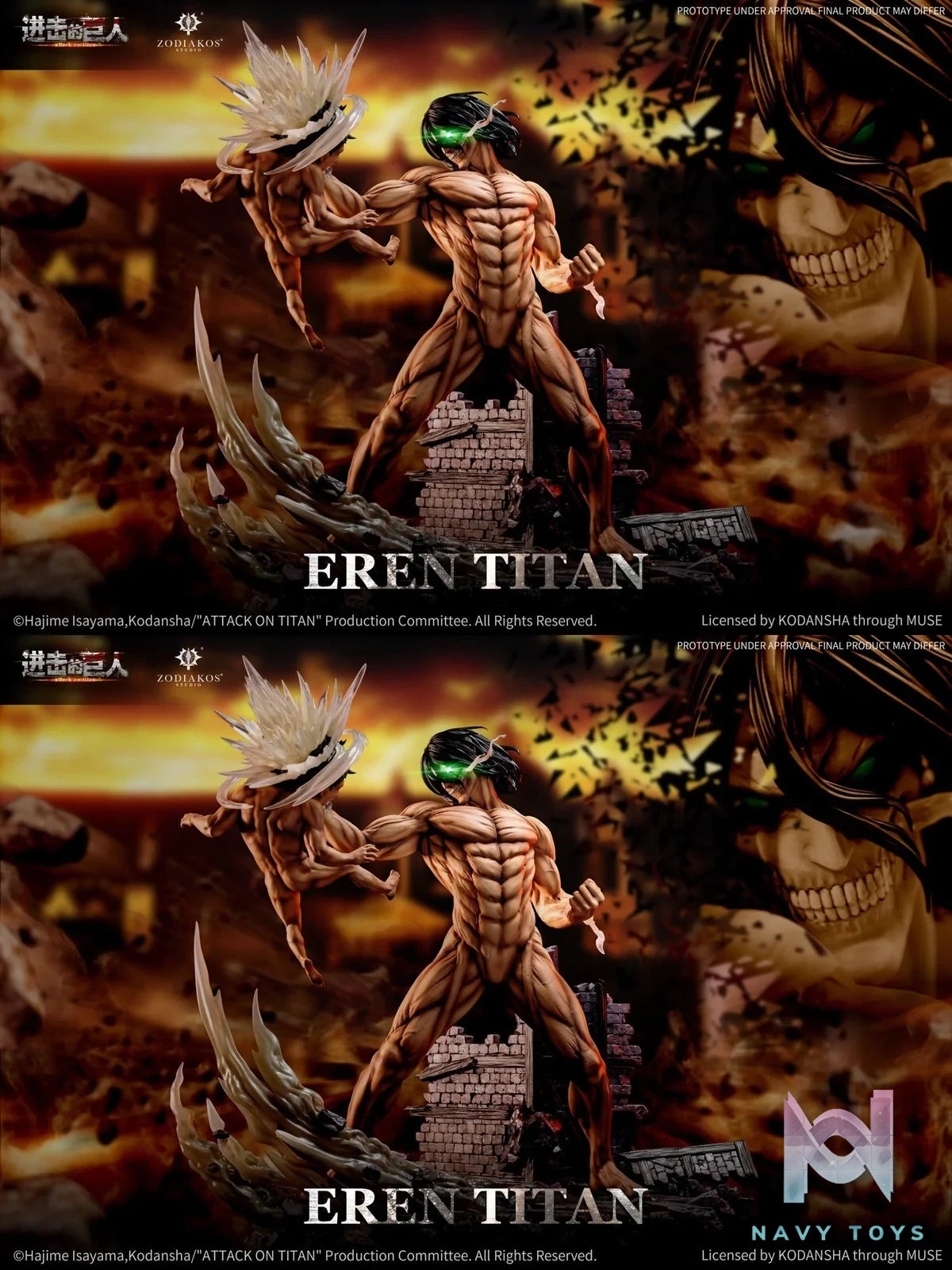 Eren Yeager - Attack On Titan - Zodiakos Studio resin statue zodiakos studio anime figure