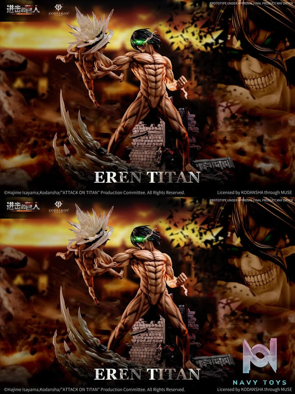 Eren Yeager - Attack On Titan - Zodiakos Studio resin statue zodiakos studio anime figure