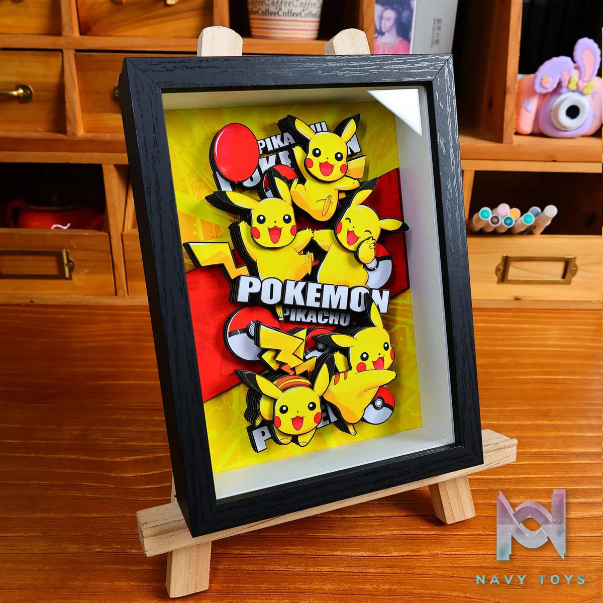 Yu Zhi Jiang Studio – Pokémon Multiple Characters 3D Decorative Painting Pokémon