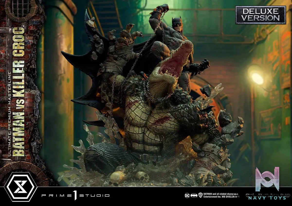 Prime 1 Studio – Ultimate Premium Masterline Batman (Comics) Batman Versus Killer Croc UPMDC-07 UPMDC-07DX UPMDC-07DXS (Licensed)