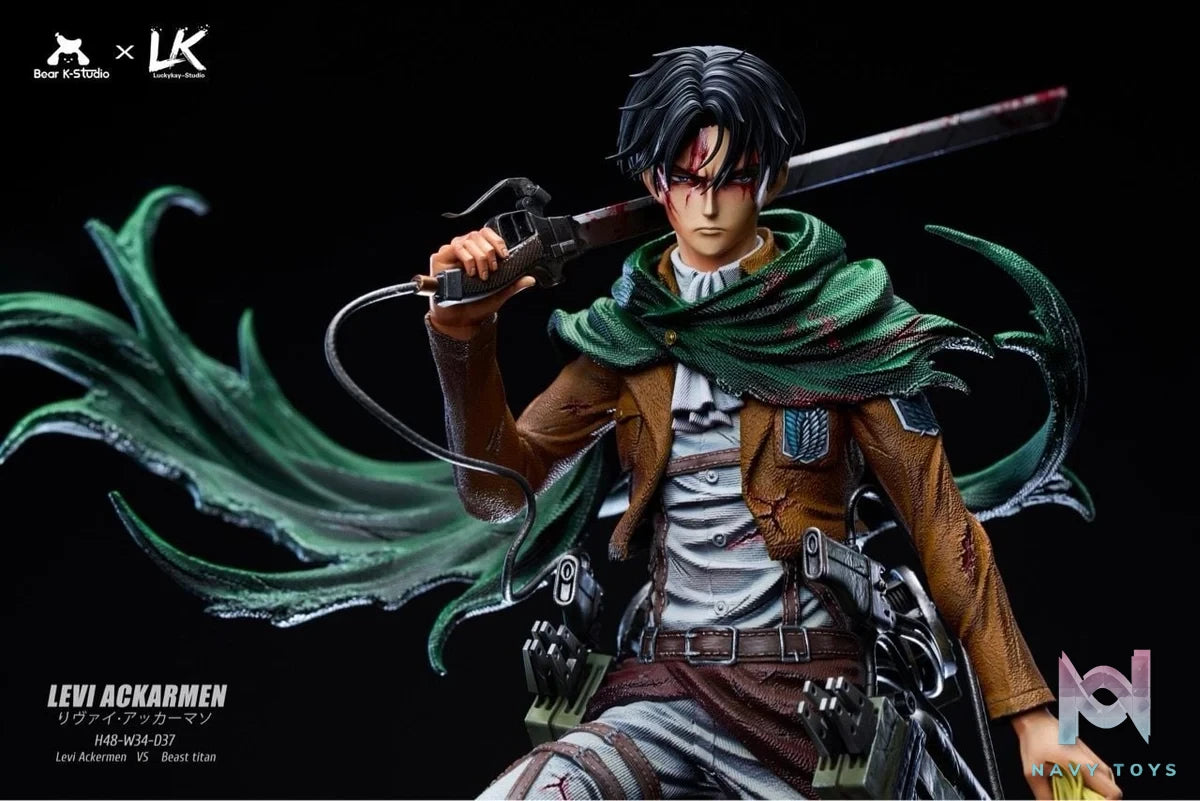 Levi Ackerman - Attack on Titan - Bear K Studio x LK Studio resin statue bear k Studio x Lk Studio anime figure