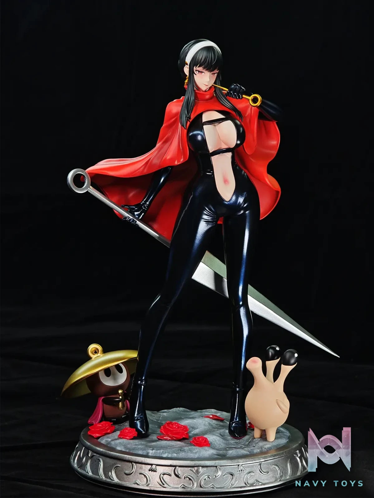 Ling Yue Studio - Yor Forger cos Silksong Hornet Spy x Family resin statue Navy Toys anime figure