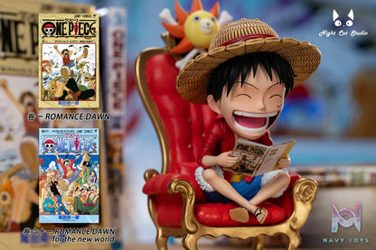 Night Cat Studio – One Piece Reading Luffy