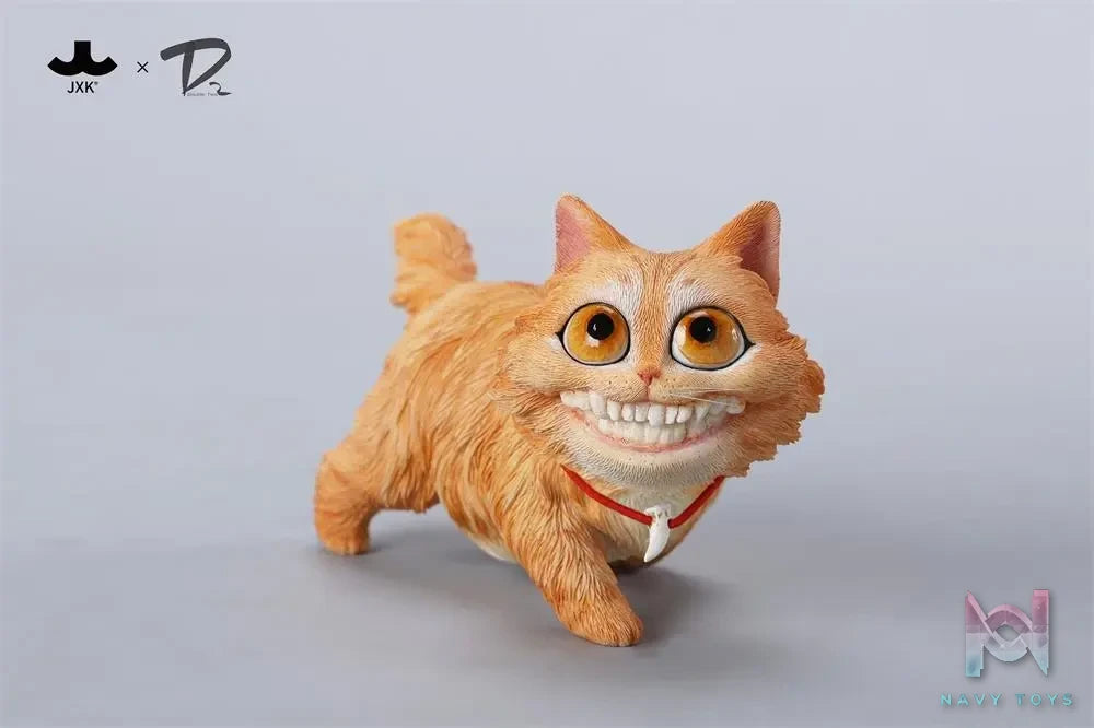 DOUBLE TWO & JXK – Original Urban Legends-Grinning Cat Figurine (Licensed)
