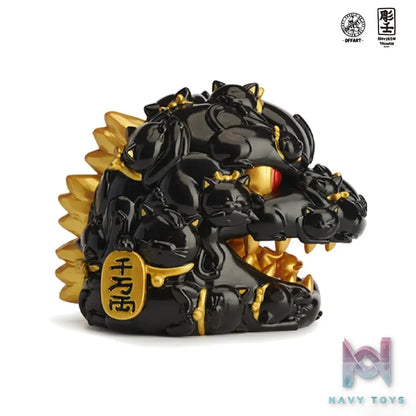 OFFART & A Ren – OFFART X Horiren Red Flame Hundred Cats Mini – Black Gold Bust (Licensed)