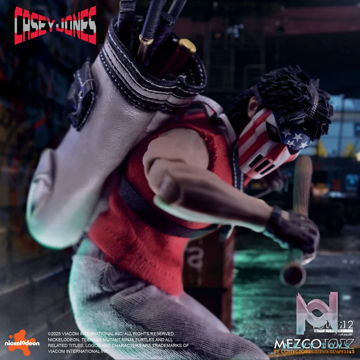 Mezco Studio – 1/12 Teenage Mutant Ninja Turtles – Casey Jones Figure (Licensed)