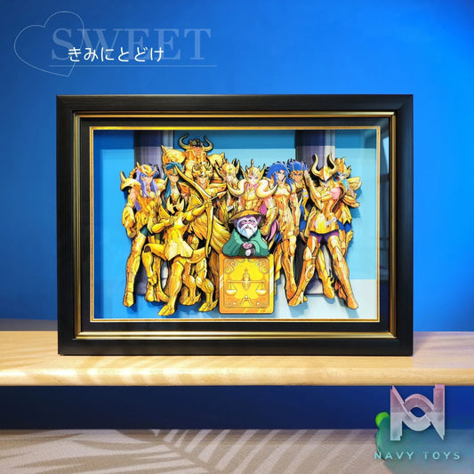 Yu Zhi Jiang Studio – Saint Seiya Multiple Characters 3D Decorative Painting Series #5 Saint Seiya