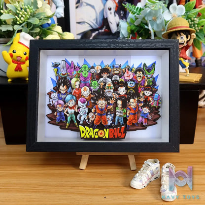 KALA HOME Studio – Dragon Ball Multiple Characters #10 3D Decorative Painting Dragon Ball