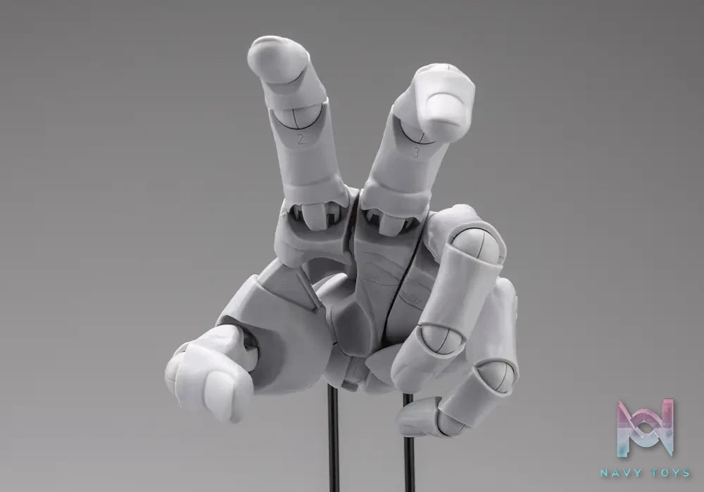 Kotobukiya – Artist Support Item Hand Model 1/1 L Grey & White AT029 AT030 (Licensed)