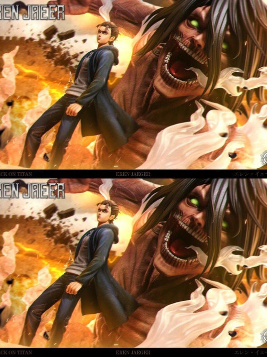Eren vs Pieck - Attack On Titan - Void Studio resin statue Void Studio anime figure