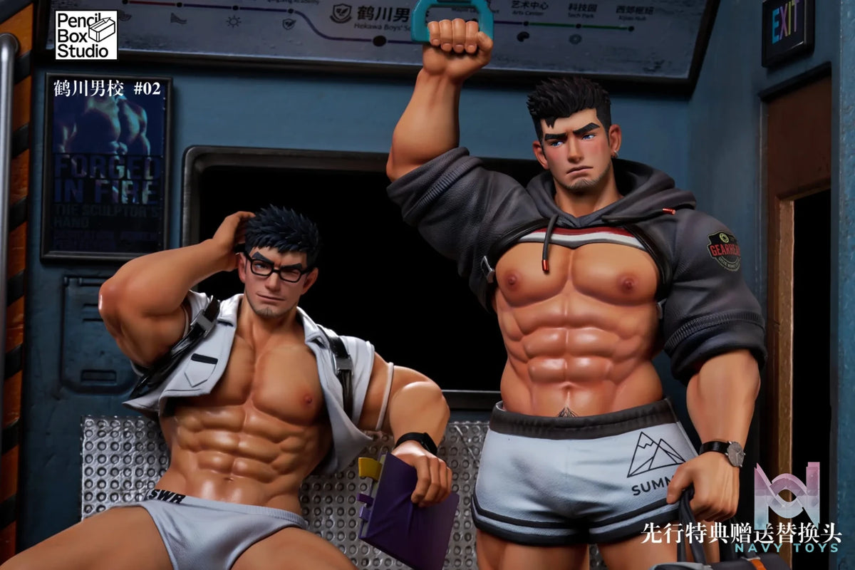 Pencil Box Studio – Tsuru High School for Boys Mathematics Instructor: Mo Qian X Lin Wang 1/6 Scale Statue (Licensed)