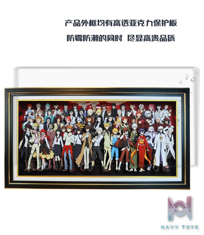 KALA HOME Studio – Bungo Stray Dogs Multiple Characters #03 3D Decorative Painting Bungo Stray Dogs