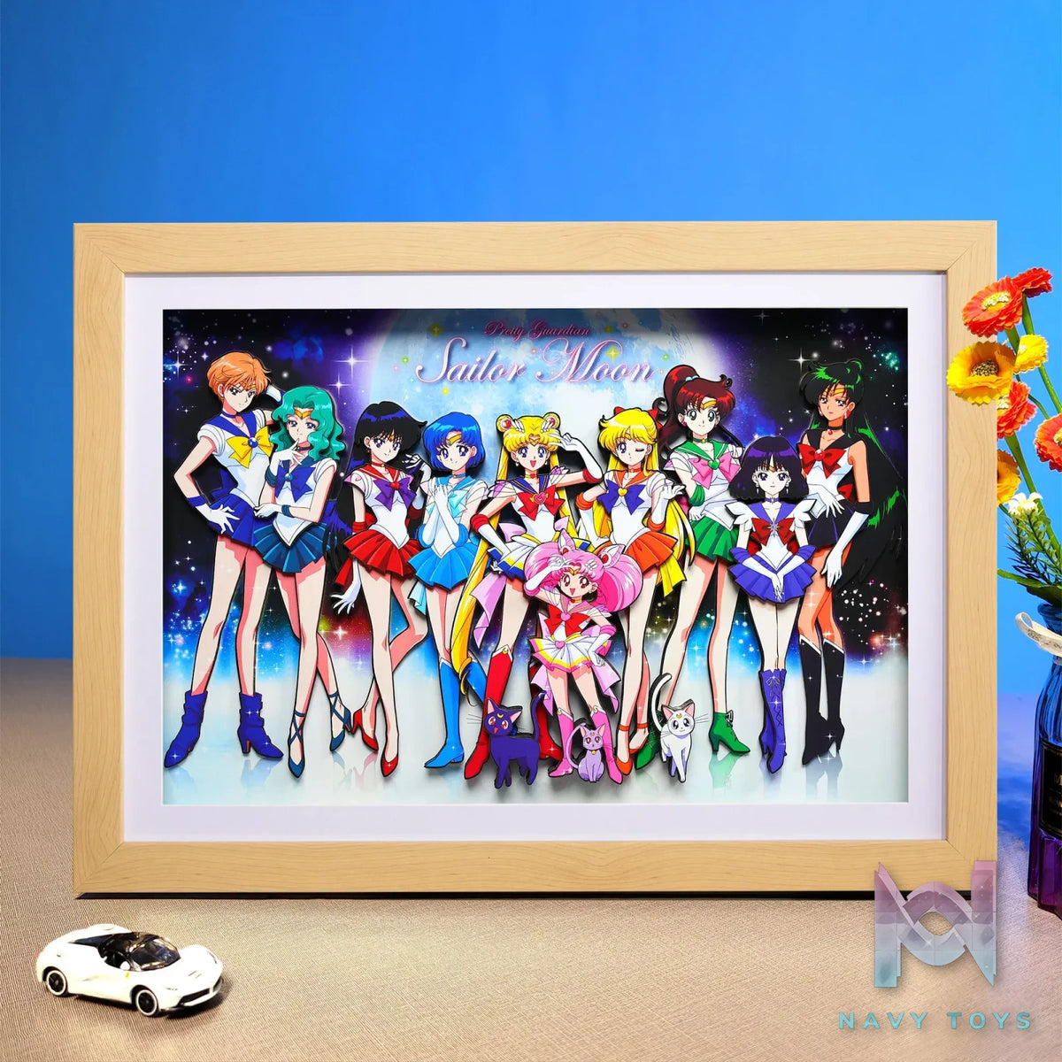 Yu Zhi Jiang Studio – Sailor Moon Multiple Characters Series #2 3D Decorative Painting Sailor Moon