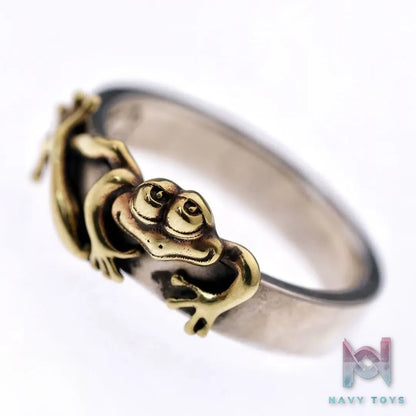Raven Studio (silver jewelry) – Original Exclusive “Kiss Me” Frog Prince Ring Original