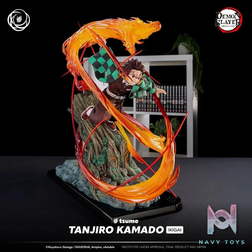 TSUME Studio - Demon Slayer Tanjiro Kamado (Licensed) resin statue Navy Toys anime figure