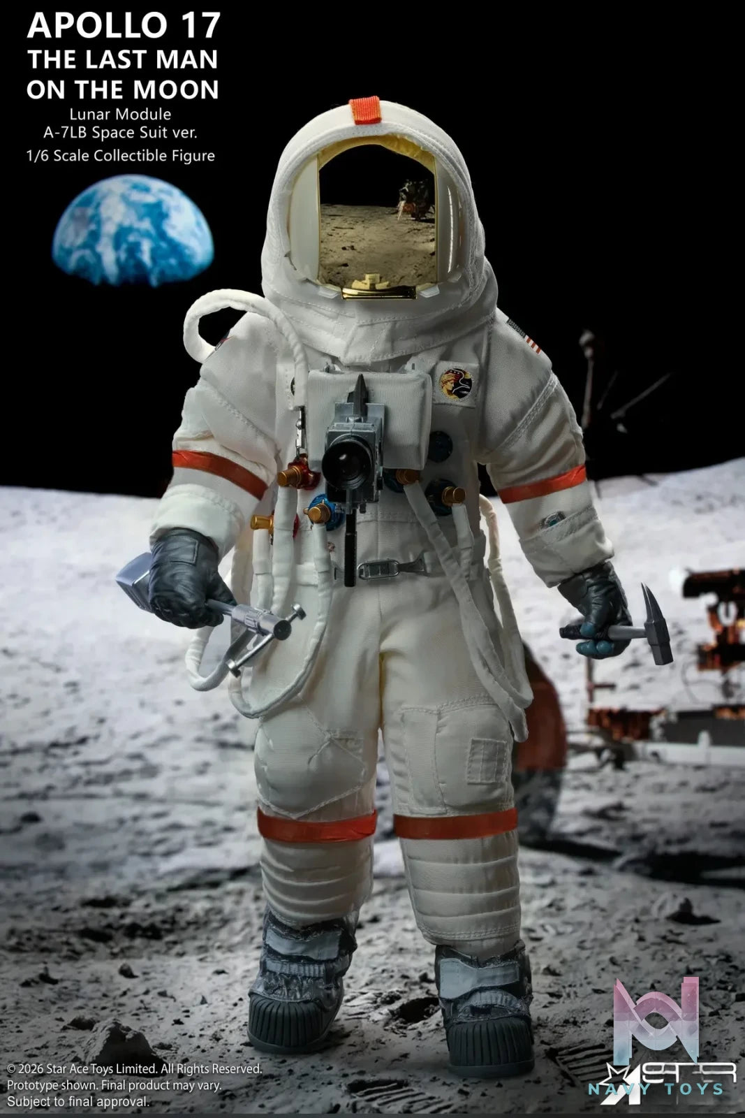 Star Ace Toys – Apollo17 The Last Man on the Moon 1/6 Action Figure SA0160 (Licensed)