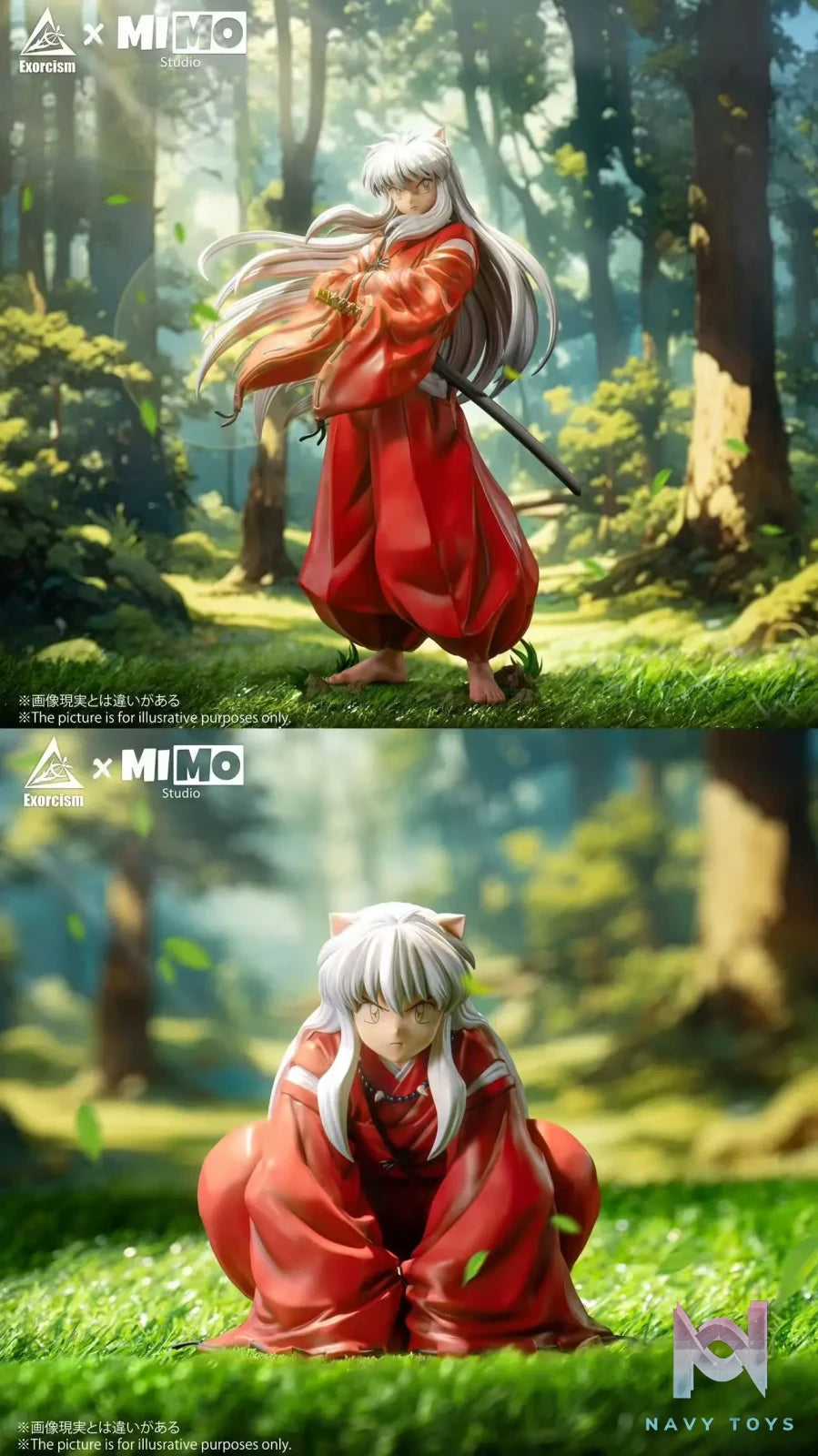Mimo Studio & Exorcism Studio – Inuyasha Dual Form Statue