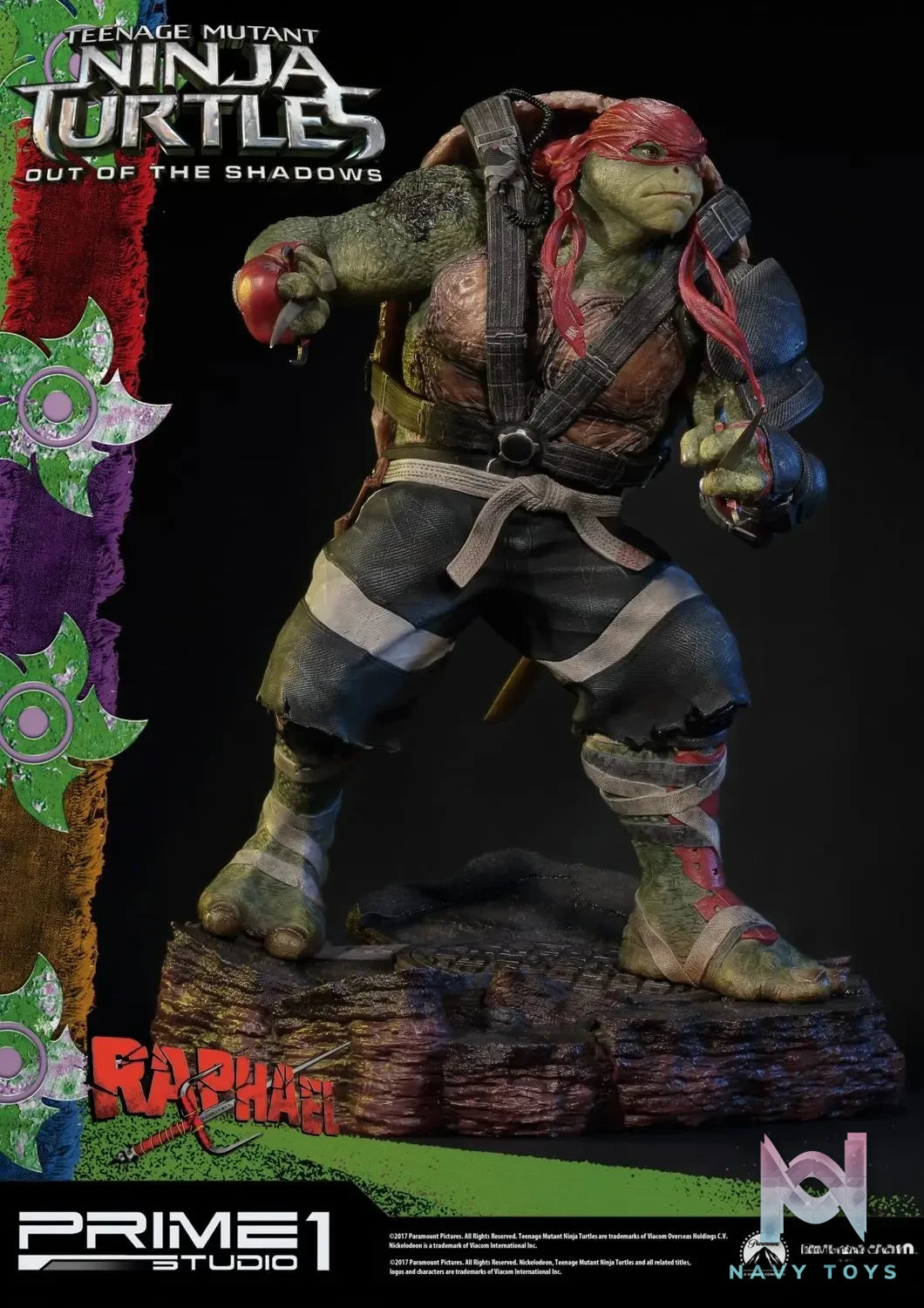 Prime 1 Studio – Premium Masterline Teenage Mutant Ninja Turtles: Out of the Shadows (Film) Raphael PMTMNT-03 (Licensed)