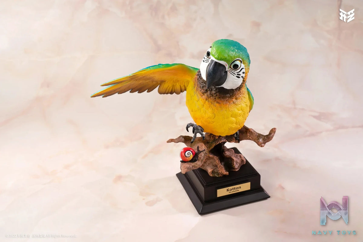 Xing Tou Yi He Studio – Jungle Catalog 001 Ara ararauna Blue-and-yellow Macaw Kotton (Licensed)
