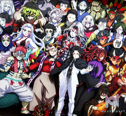 KALA HOME Studio – Demon Slayer Multiple Characters #22 3D Decorative Painting Demon Slayer