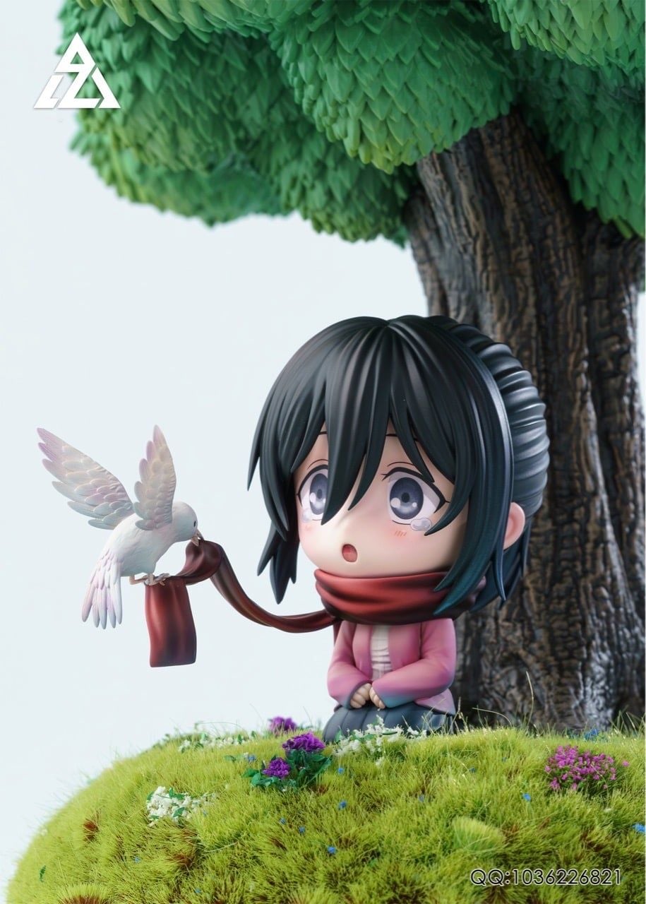 Mikasa Ackerman Chibi - Attack On Titan - AZ Studio resin statue AZ Studio anime figure