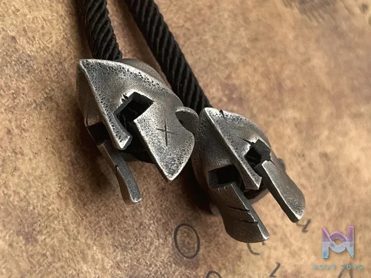 Shou Jiang Studio – Custom Original Design Spartan Shield Sterling Silver Bolo Tie Pendant Original