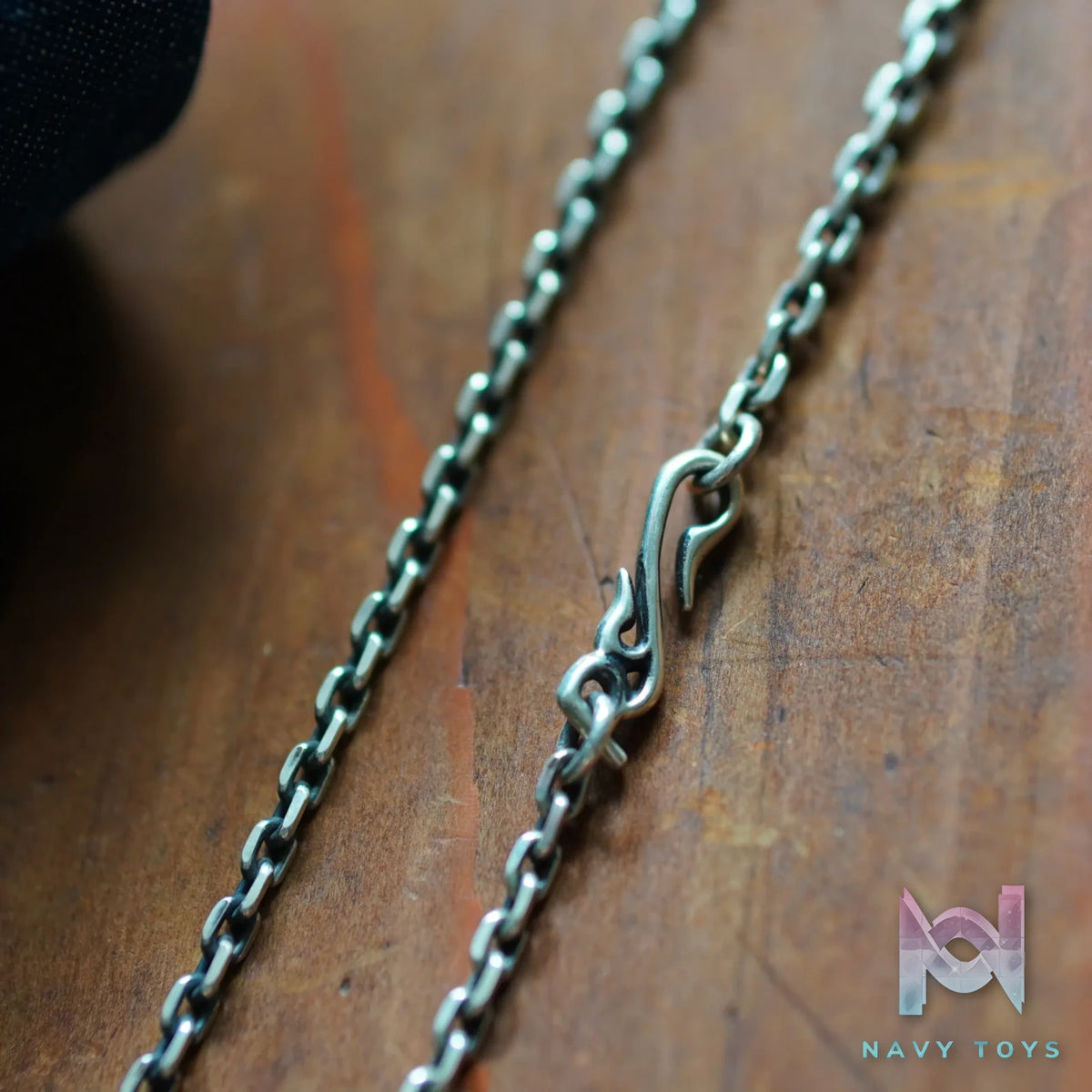Raven Studio (silver jewelry) – Custom Design RS Letter Clasp 4mm Rope Chain Original