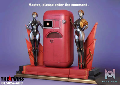 Green Leaf Studio – Atomic Heart – Twin Girl Robot & Refrigerator