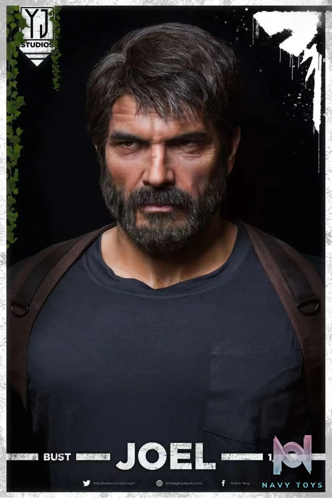 YJ Studio – The Last of Us Joel Miller 1:1 BUST