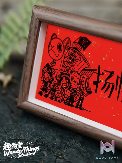 Wonder Things Studio – “Set Sail for Glory” Chinese Style Decorative Painting One Piece