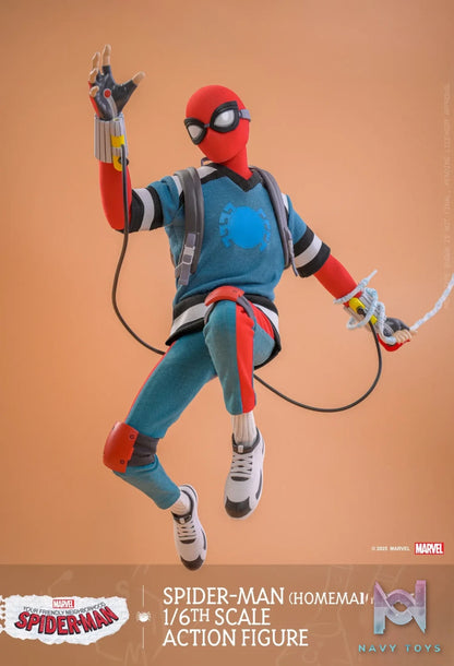 Hottoys & HONO Studio – Marvel Your Friendly Neighborhood Spider-Man (Homemade Suit) Action Figure HS07 (Licensed)