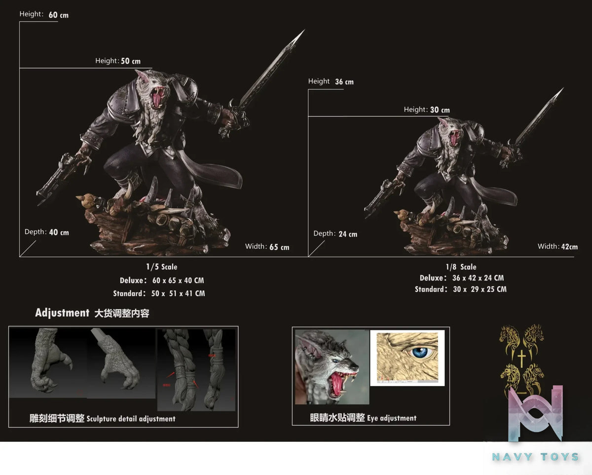 Four Horsemen Studio – World of Warcraft Wolf King Genn Greymane