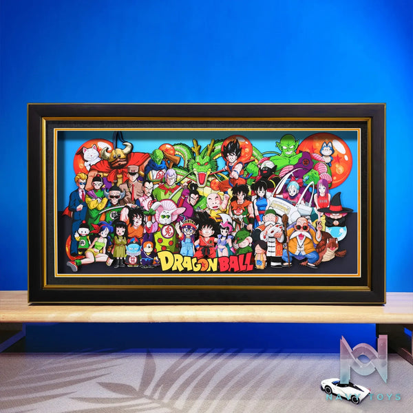Yu Zhi Jiang Studio – Dragon Ball Multiple Characters Series #3 3D Decorative Painting Dragon Ball