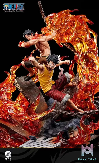 Ryu Studio – One Piece Top Wars Series Luffy & Ace (Licensed)