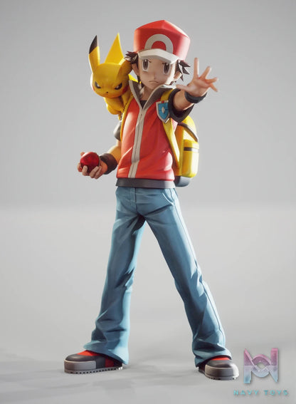 Wan Zhi Wu Studio – Red X Pikachu Legendary Trainer 02 Pokémon