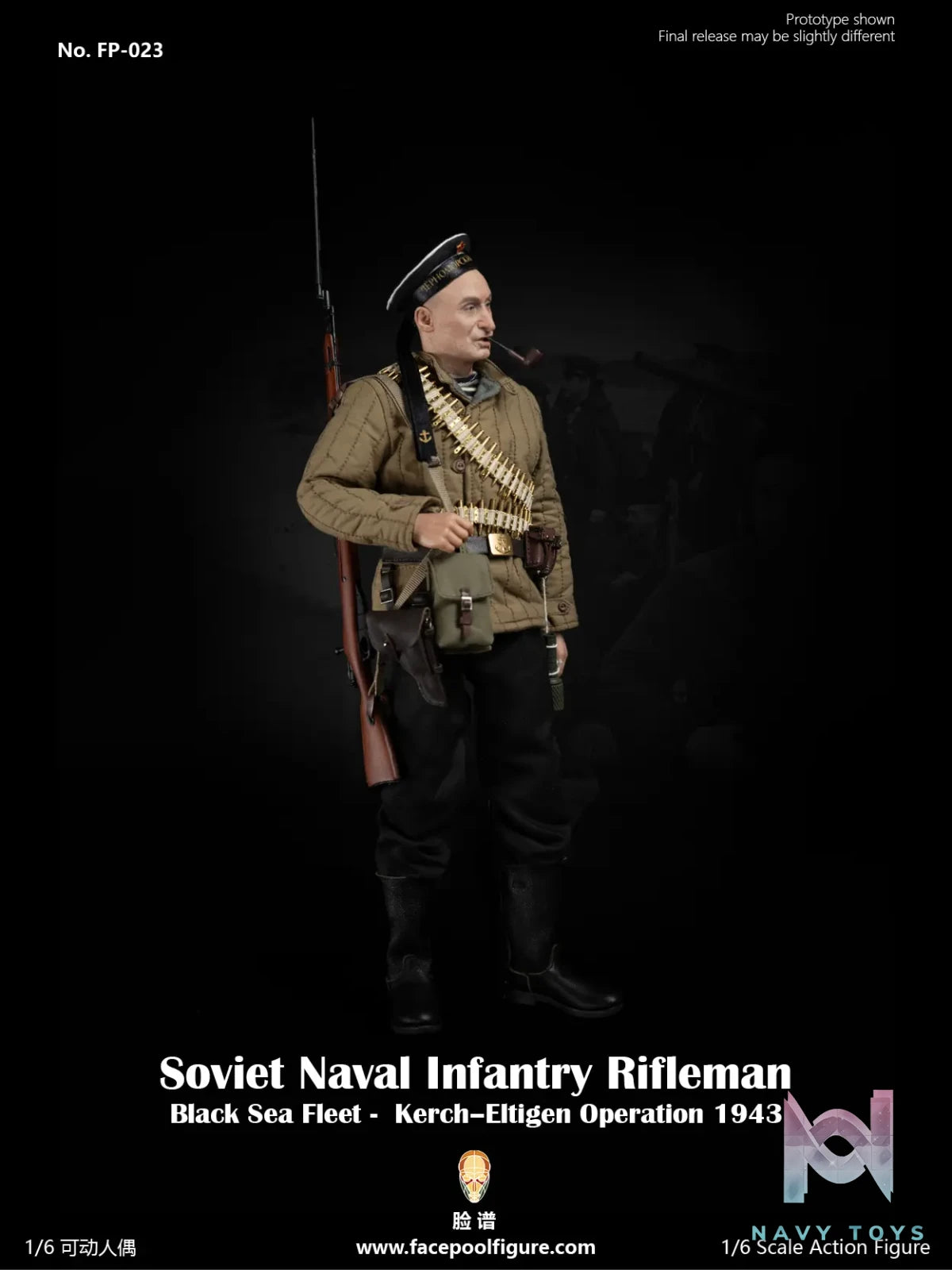 Facepoolfigure – 1/6 Action Figure Soviet Naval Infantry Rifleman Black Sea Fleet FP023A & FP023B (Licensed)