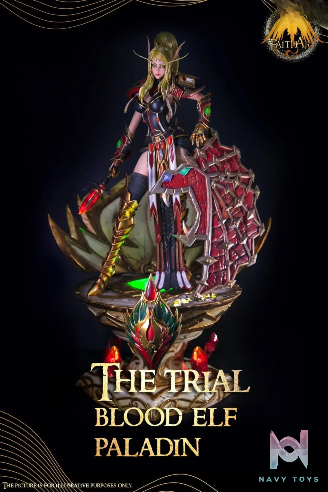 Faith Art – WOW Blood Elf Paladin