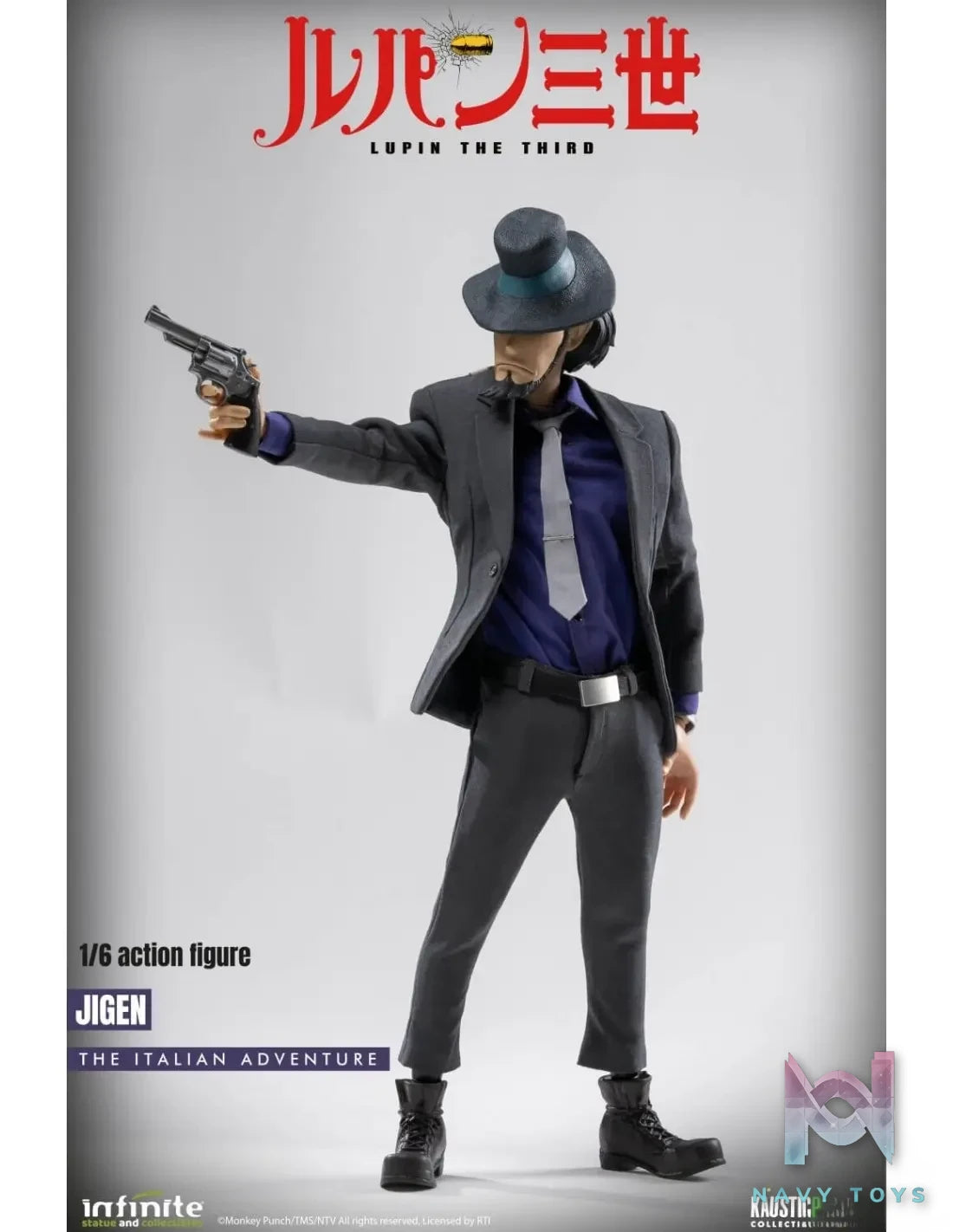Infinite Statue – Lupin The 3rd The Italian Adventure 1/6 Action Figure Daisuke Jigen (Licensed)