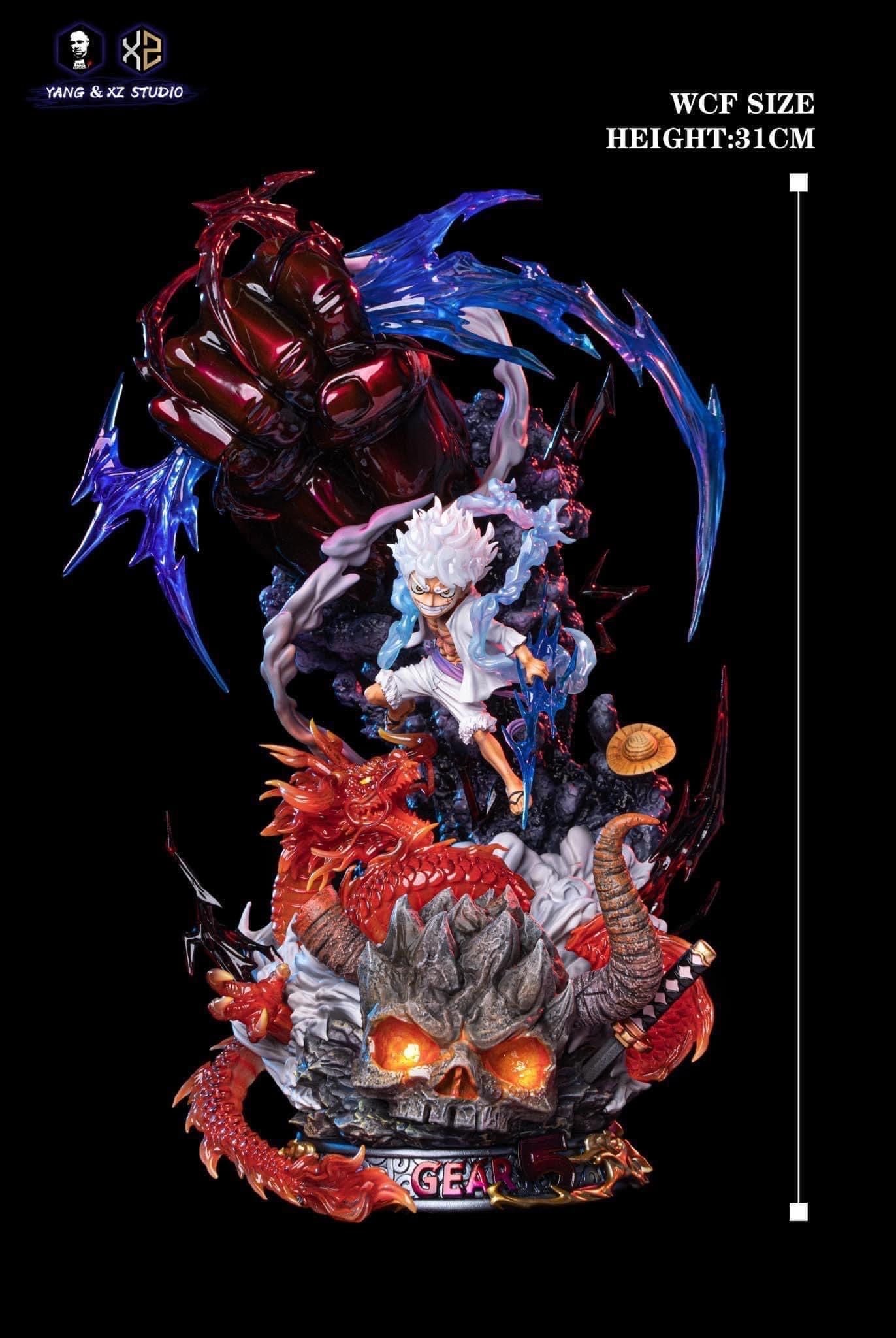 Luffy Nika resin statue Yang x XZ Studio anime figure